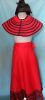 Adult Female Costumes to Hire - Traditional Red - Wrap Skirt